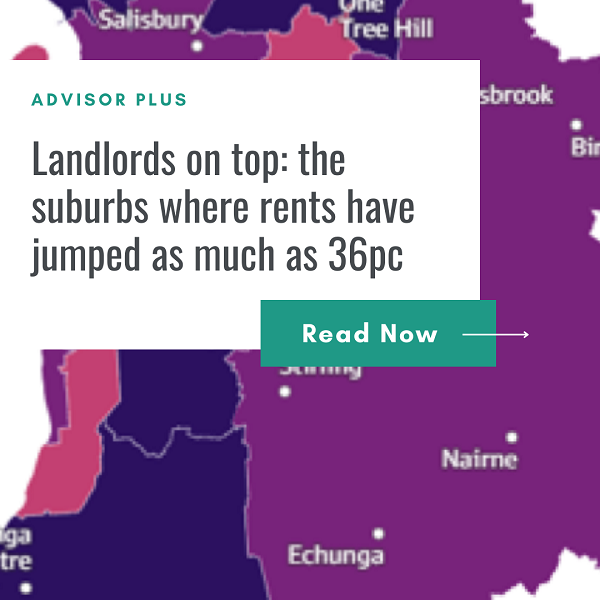Landlords on top: the suburbs where rents have jumped as much as 36pc